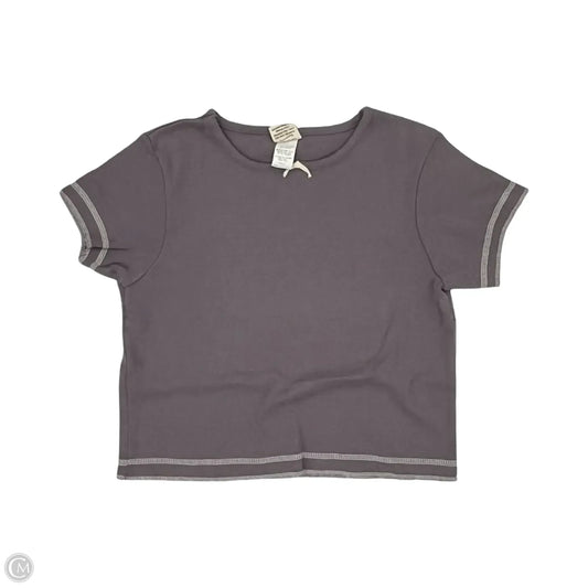 Top Short Sleeve By Cmf In Purple, Size: M