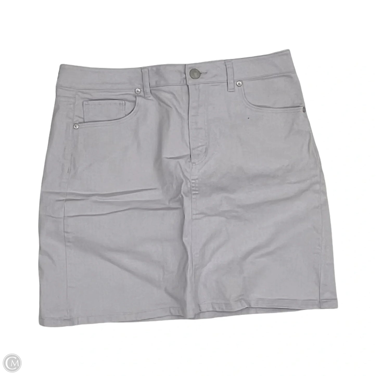 Skirt Mini & Short By Loft In Purple Denim, Size: 8
