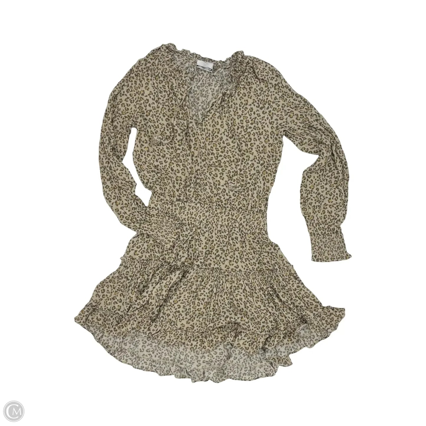 Dress Party Short By Clothes Mentor In Leopard Print, Size: M