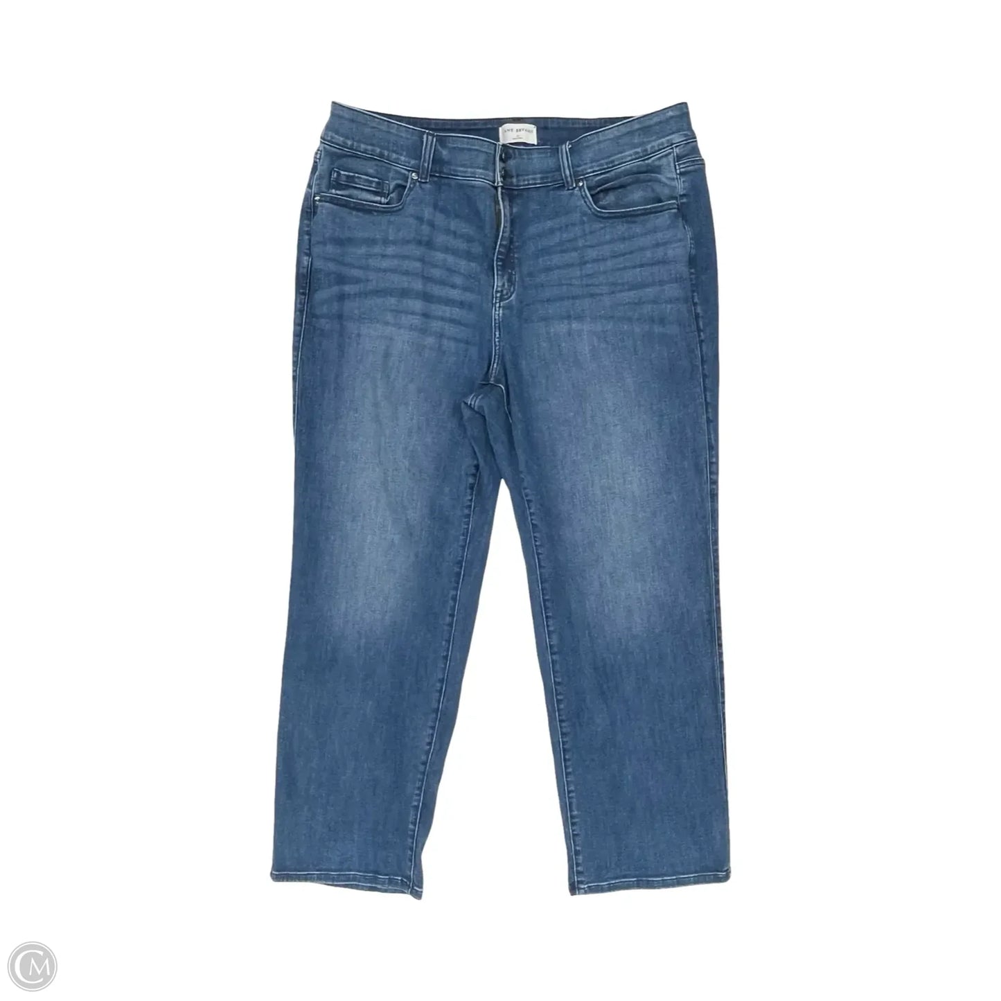 Jeans Straight By Lane Bryant In Blue Denim, Size: 24