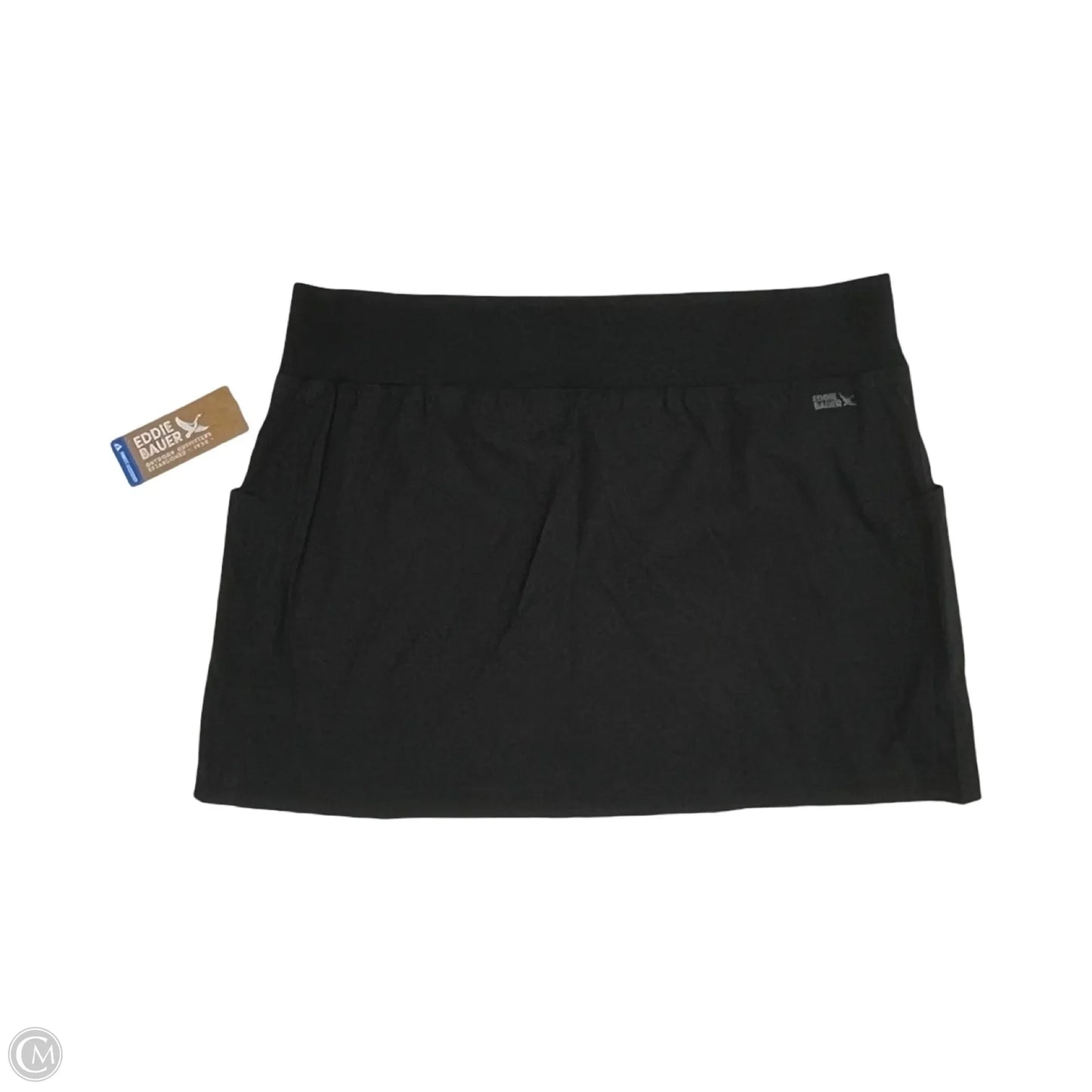 Athletic Skort By Eddie Bauer In Black, Size: 2x