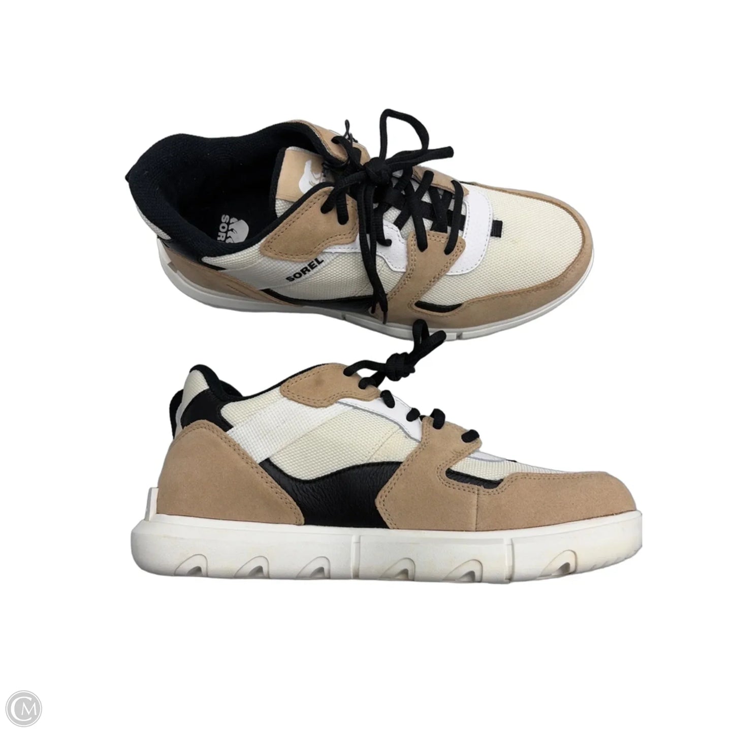 Shoes Sneakers By Sorel In Brown & Tan, Size: 12