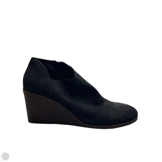 Boots Leather By Lucky Brand In Black, Size: 12