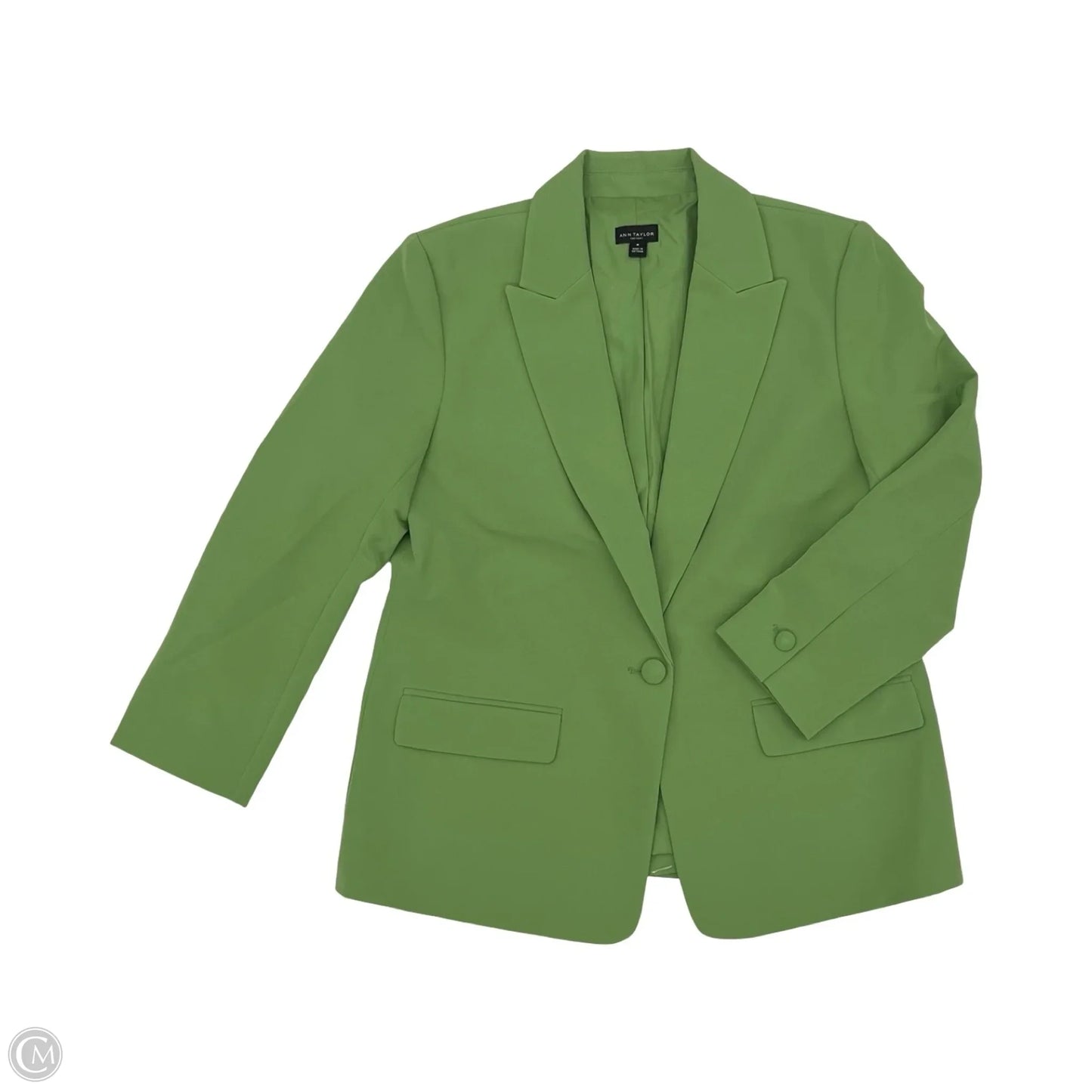 Blazer By Ann Taylor In Green, Size: M