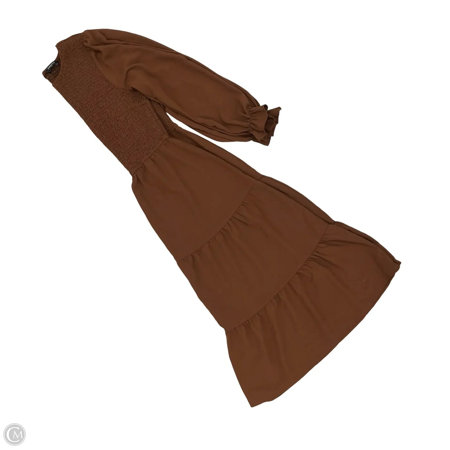 Dress Party Midi By Cmf In Brown, Size: Xl