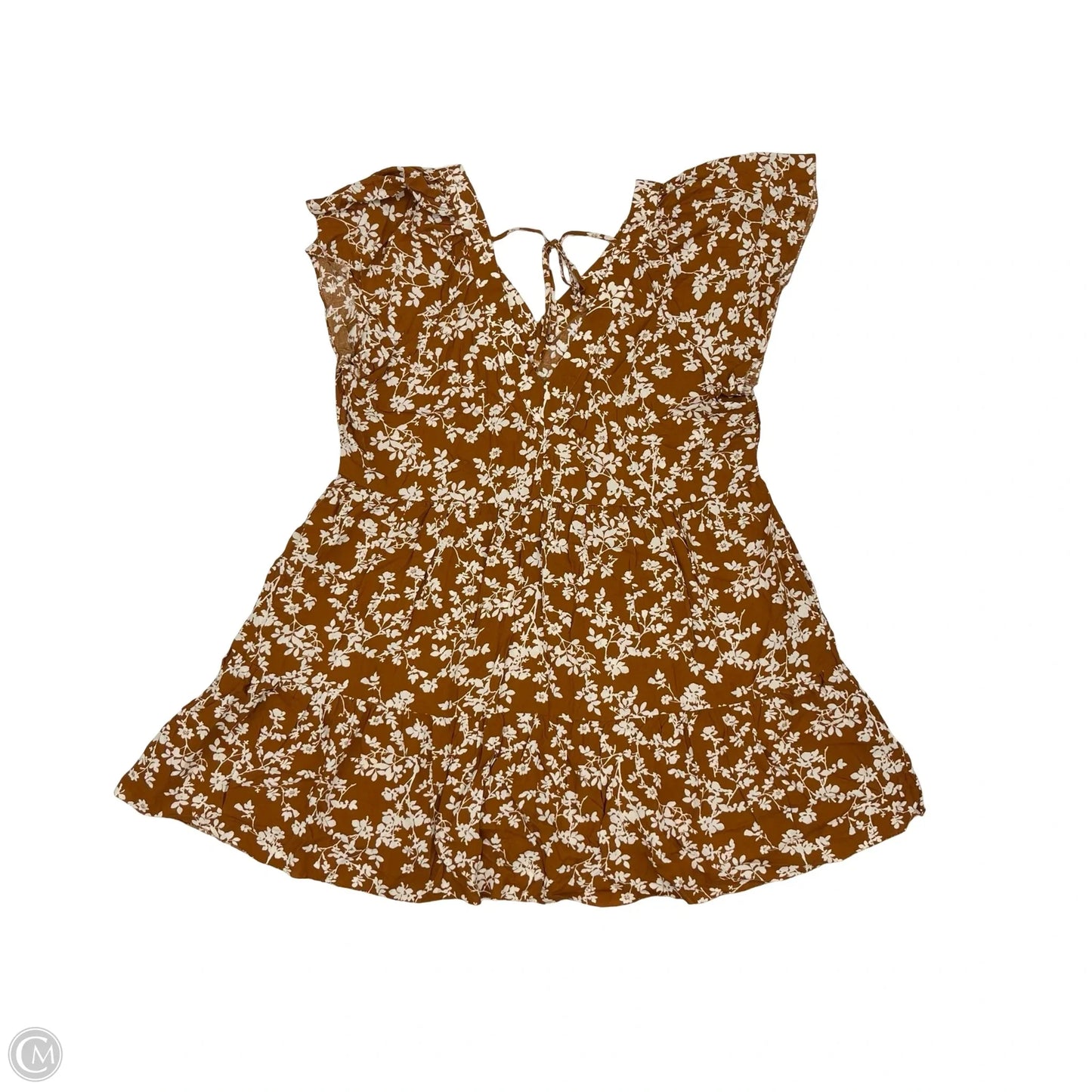 Dress Casual Short By Old Navy In Brown & White, Size: Xl