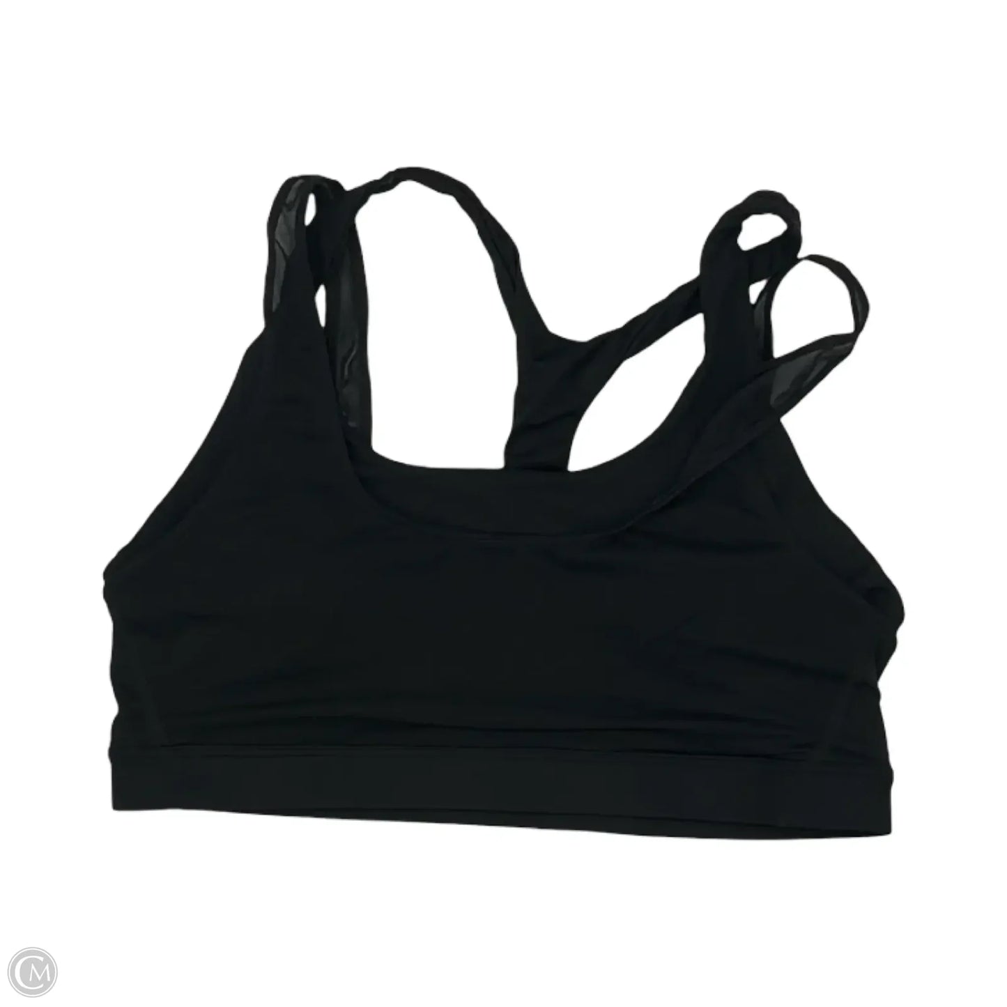 Athletic Bra By Avia In Black, Size: L