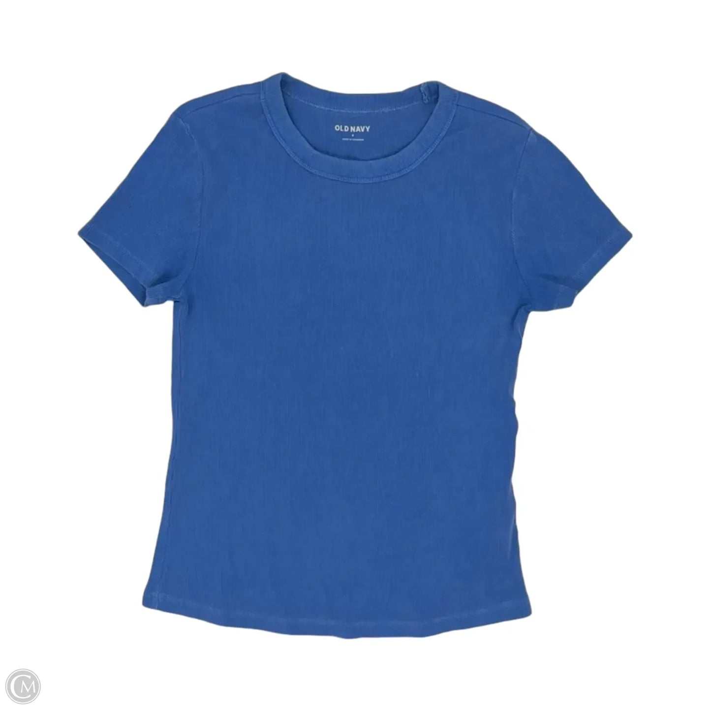 Top Short Sleeve By Old Navy In Blue, Size: S