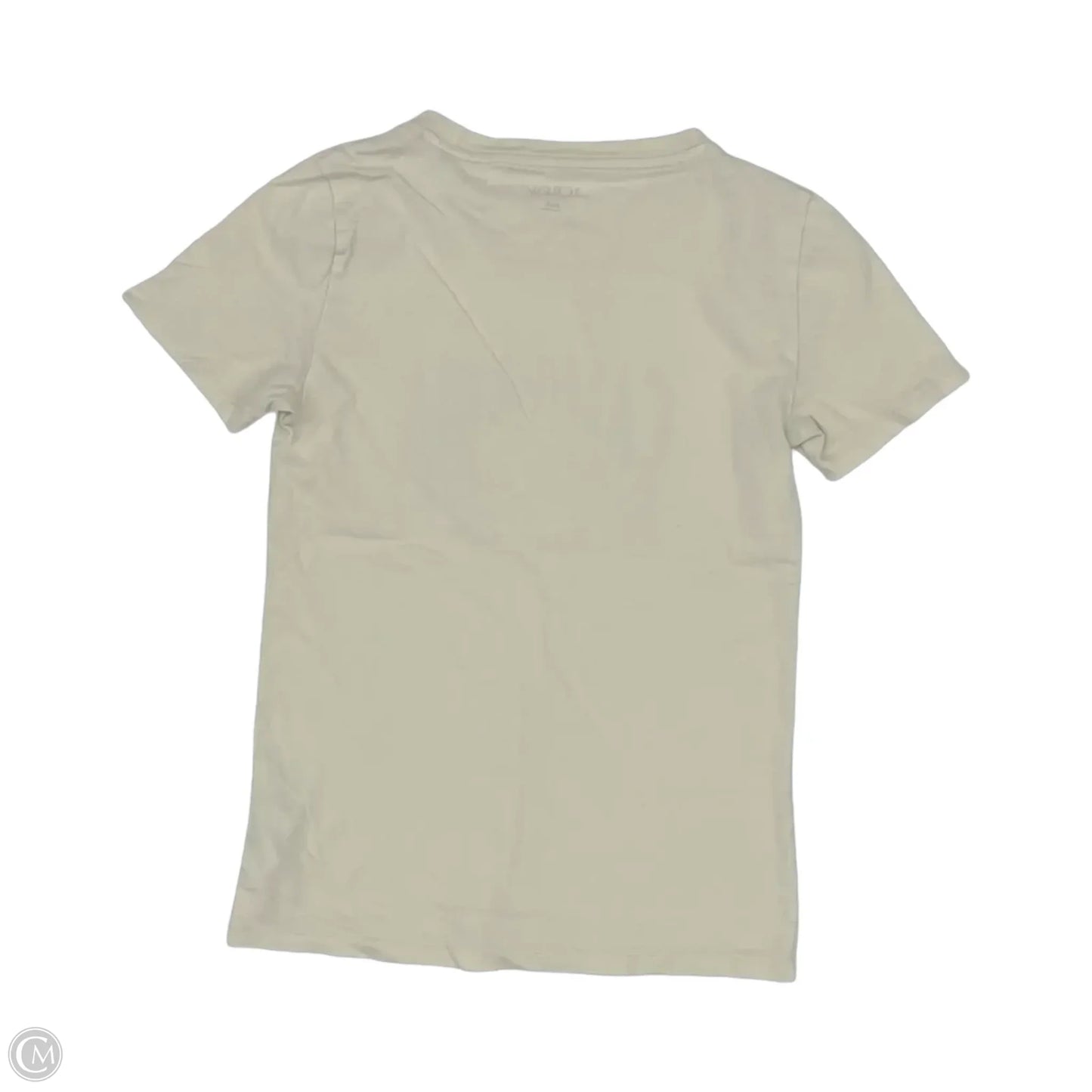 Top Short Sleeve By J. Crew In Tan, Size: Xxs