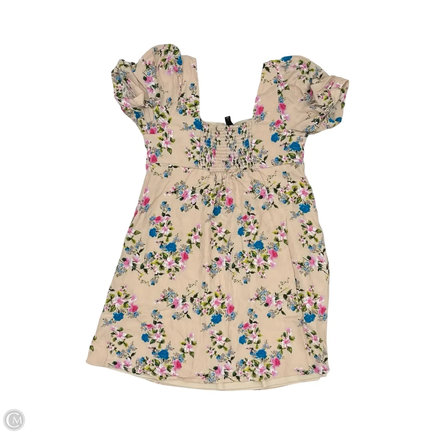 Dress Casual Short By Clothes Mentor In Floral Print, Size: L