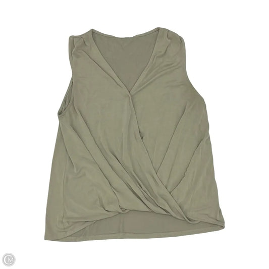 Blouse Sleeveless By Lush In Green, Size: Xs