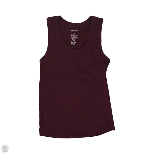 Tank Top By Nine West In Red, Size: M