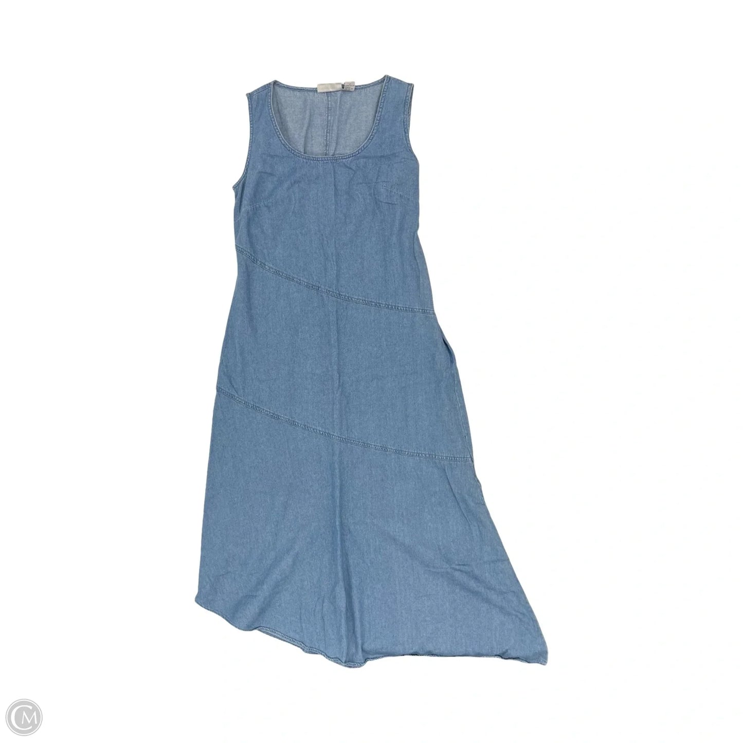 Dress Casual Midi By Jeanology In Blue Denim, Size: 8