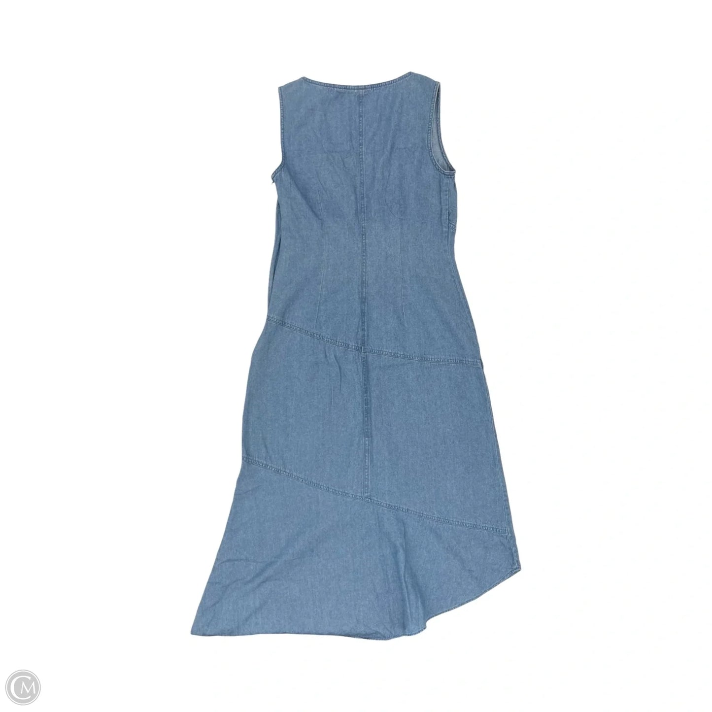Dress Casual Midi By Jeanology In Blue Denim, Size: 8