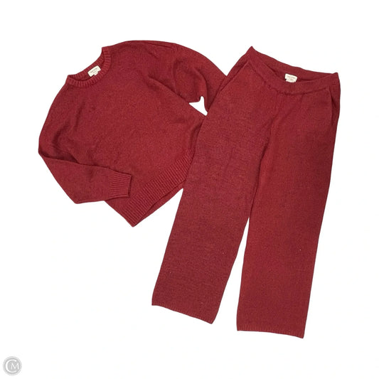 Lounge Set Pants By Cmb In Red, Size: S