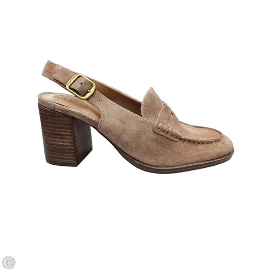 Shoes Heels Block By Vince Camuto In Brown, Size: 8