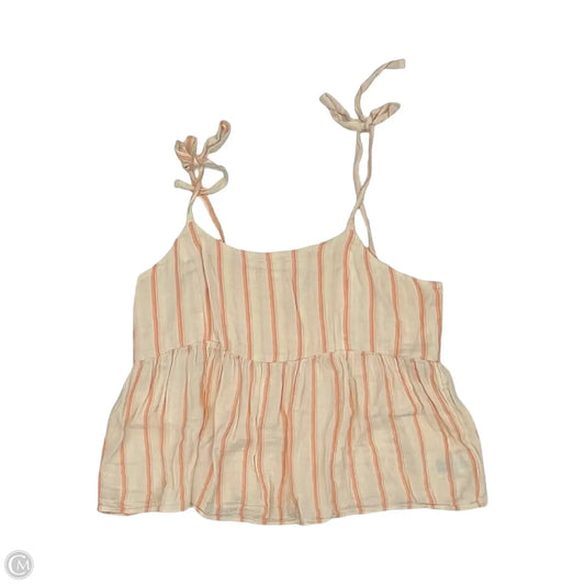 Blouse Sleeveless By Old Navy In Orange, Size: L