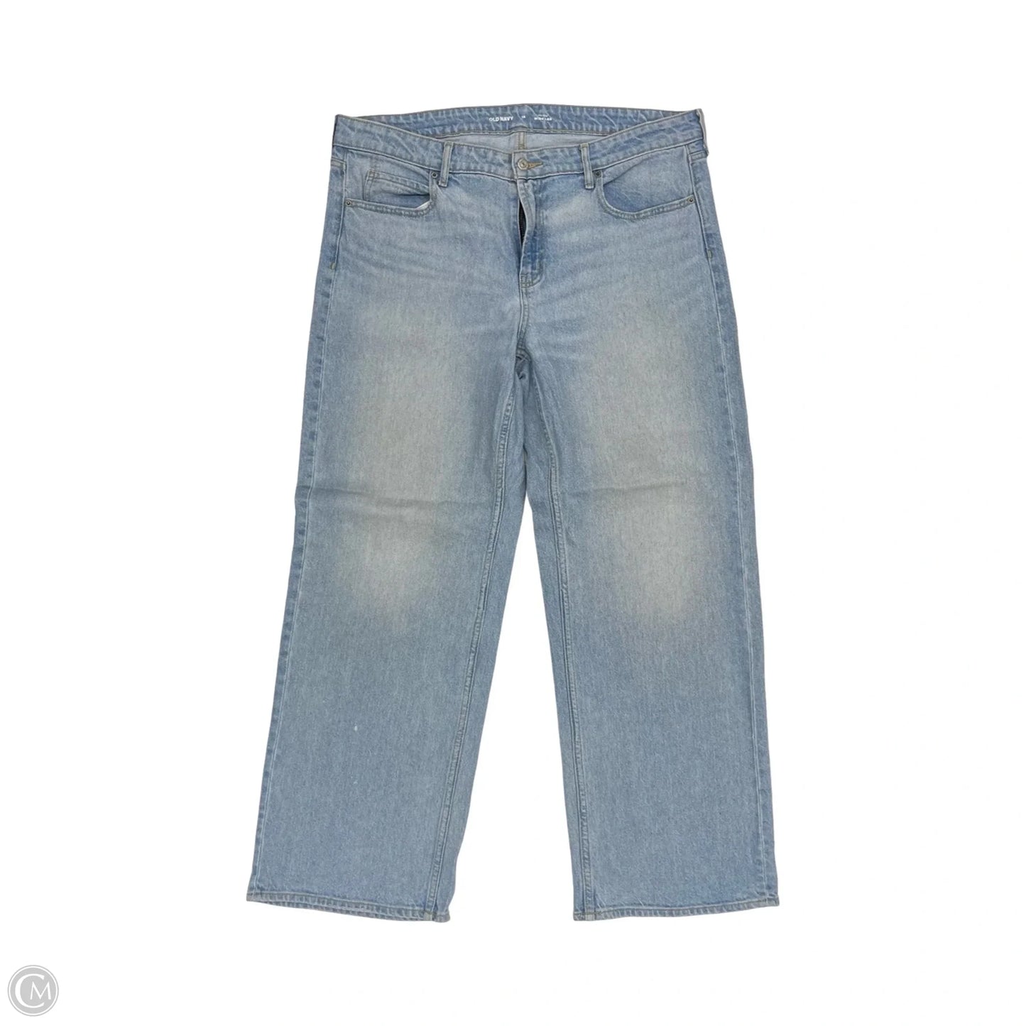 Jeans Wide Leg By Old Navy In Blue Denim, Size: 14