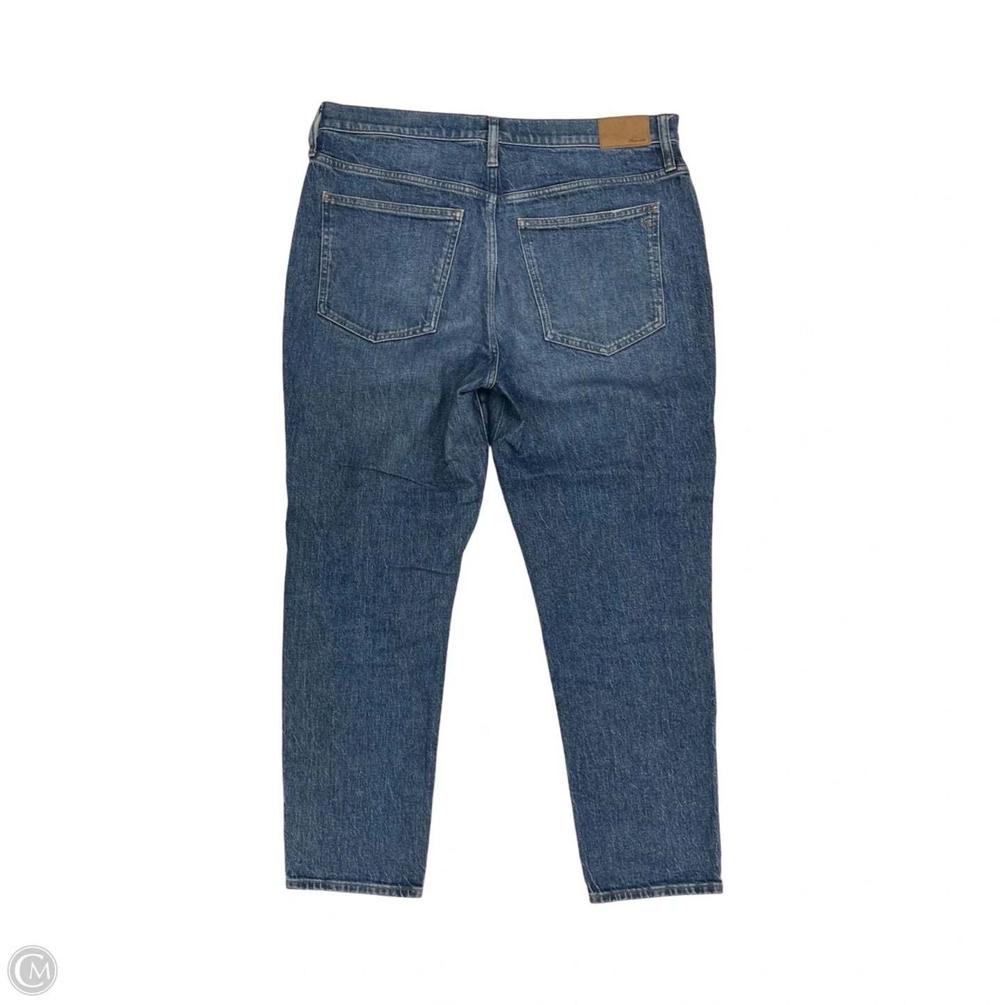 Jeans Straight By Madewell In Blue Denim, Size: 12