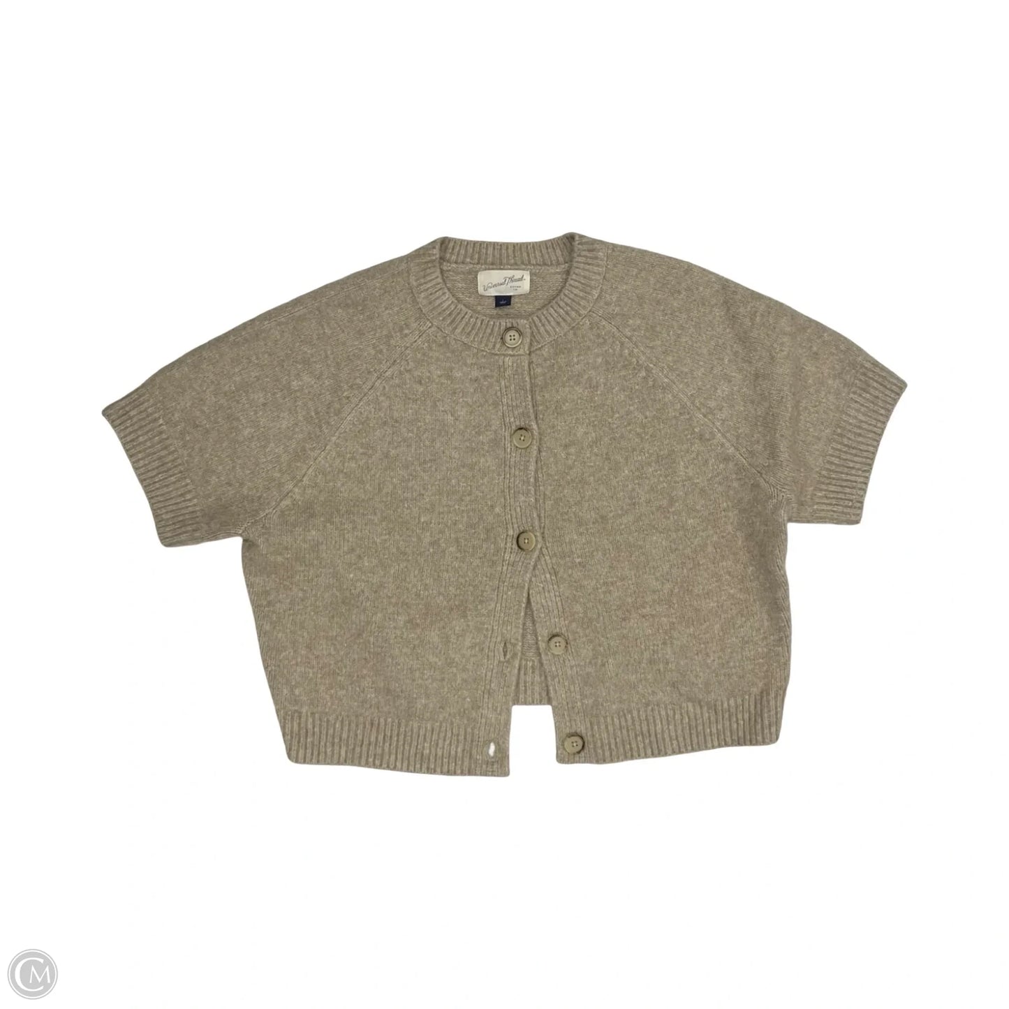 Sweater Cardigan By Universal Thread In Brown, Size: L