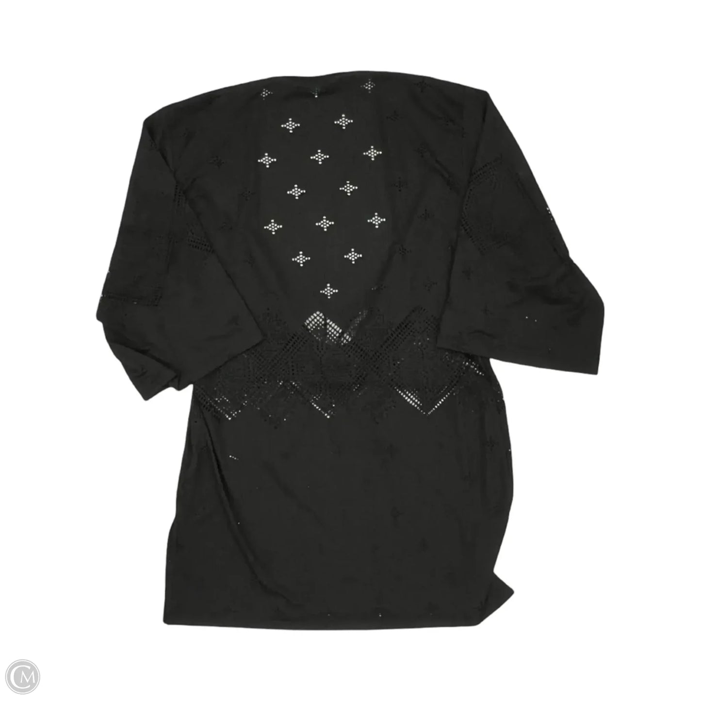 Swimwear Cover-up By Clothes Mentor In Black, Size: M