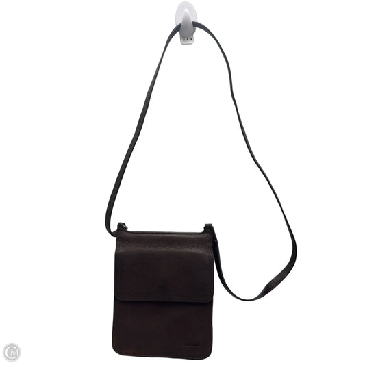 Crossbody Leather By Fossil, Size: Medium