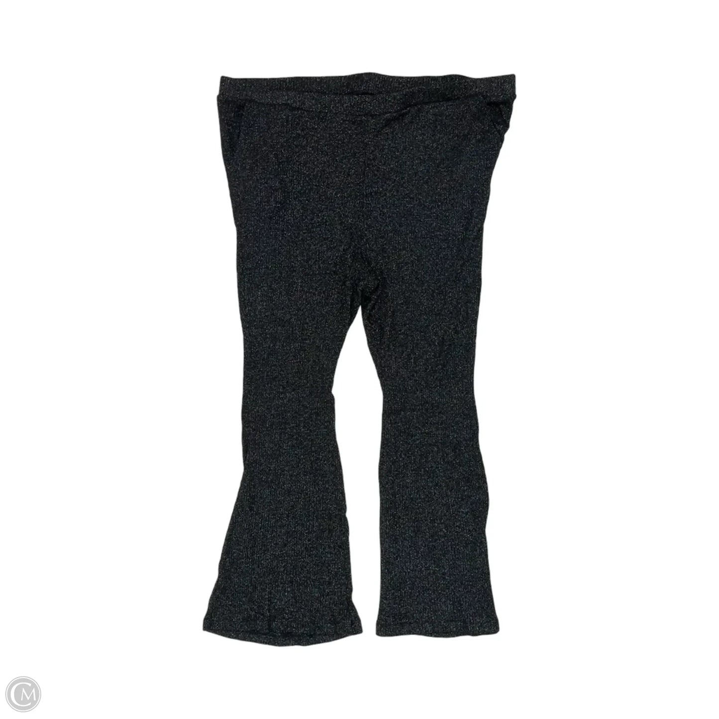 Pants Lounge By Torrid In Black & Silver, Size: 4x