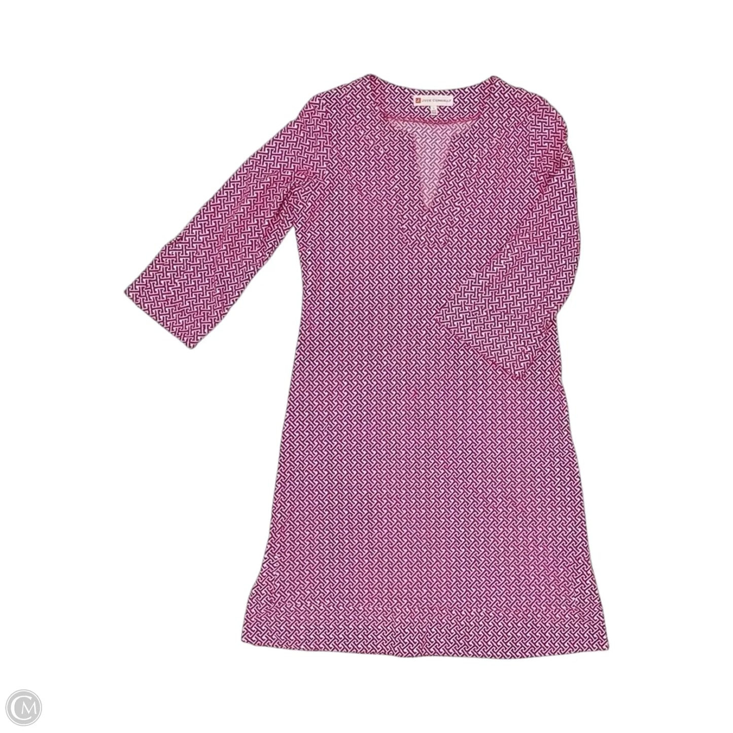 Dress Casual Short By Jude Connally In Pink & White, Size: S