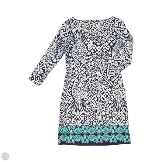 Dress Designer By Lilly Pulitzer In Blue & White, Size: Xs