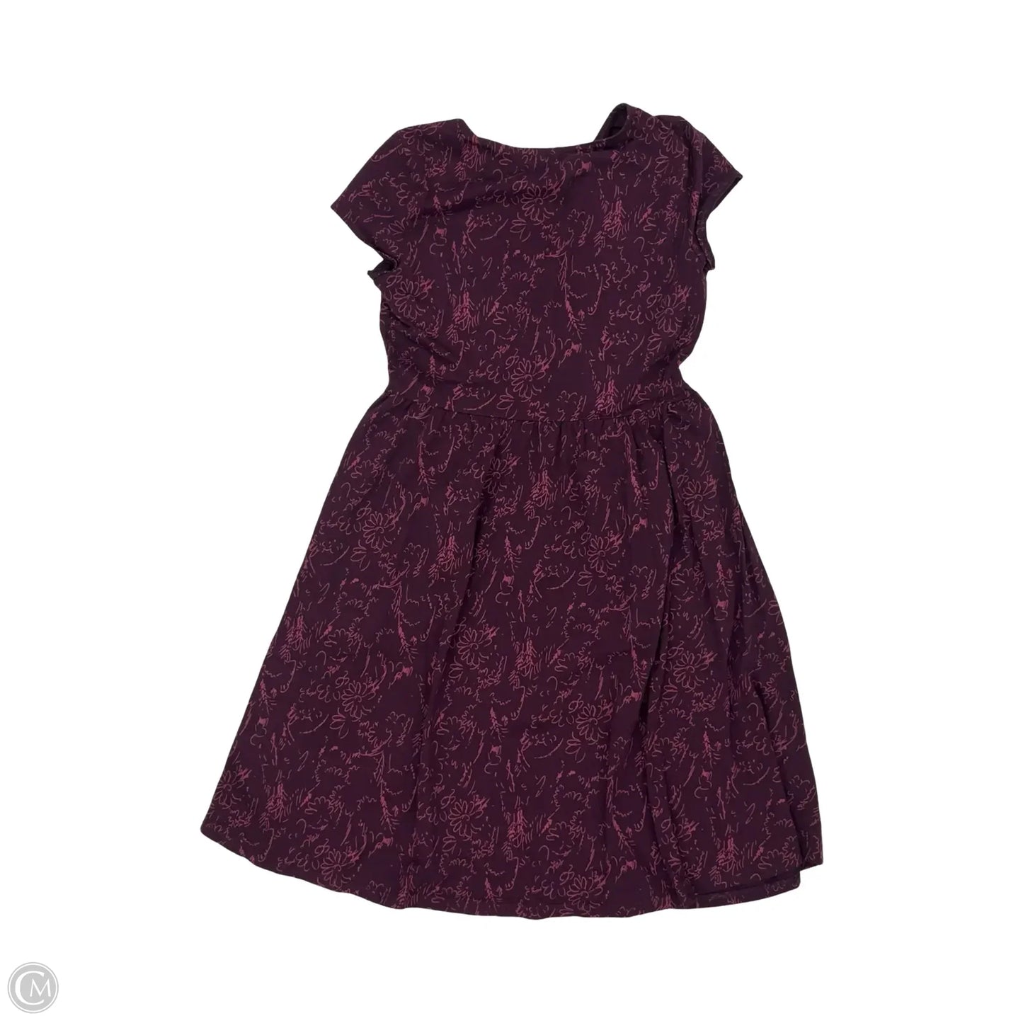 Dress Casual Short By Pact In Purple, Size: L
