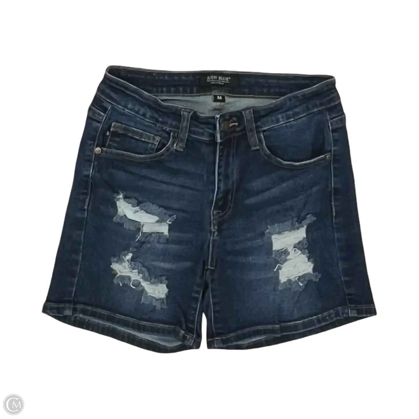 Shorts By Judy Blue In Blue Denim, Size: M