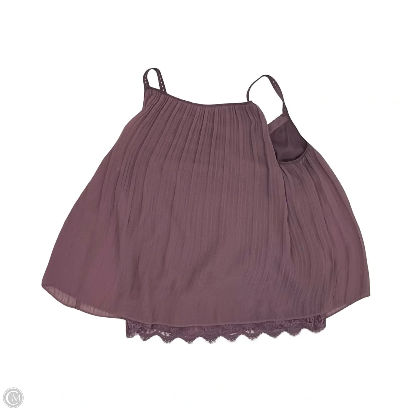 Blouse Sleeveless By White House Black Market In Purple, Size: Xs