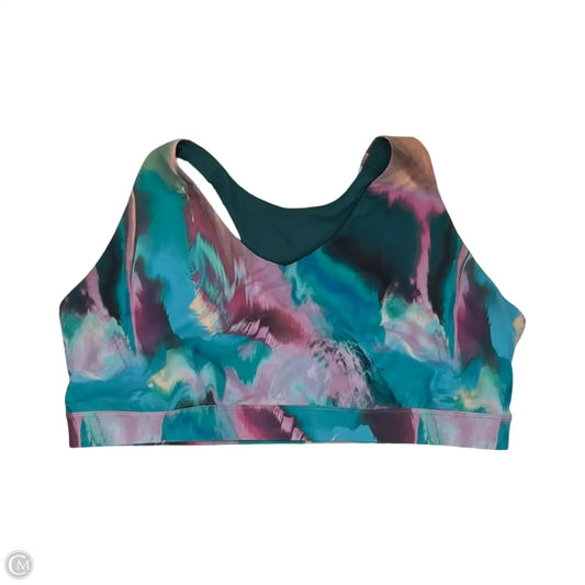 Athletic Bra By Tek Gear In Multi-colored, Size: 3x