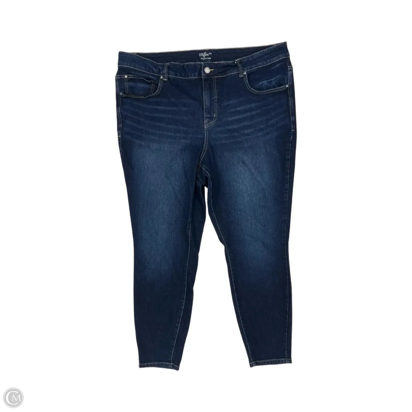 Jeans Skinny By Maurices In Blue Denim, Size: 22