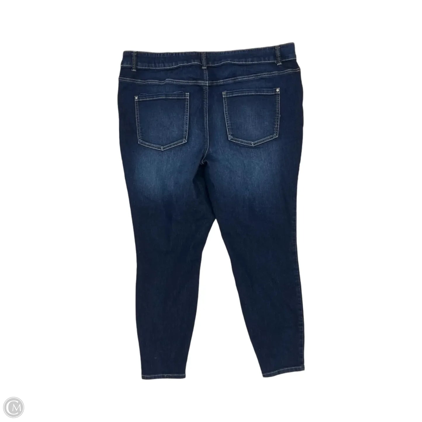 Jeans Skinny By Maurices In Blue Denim, Size: 22