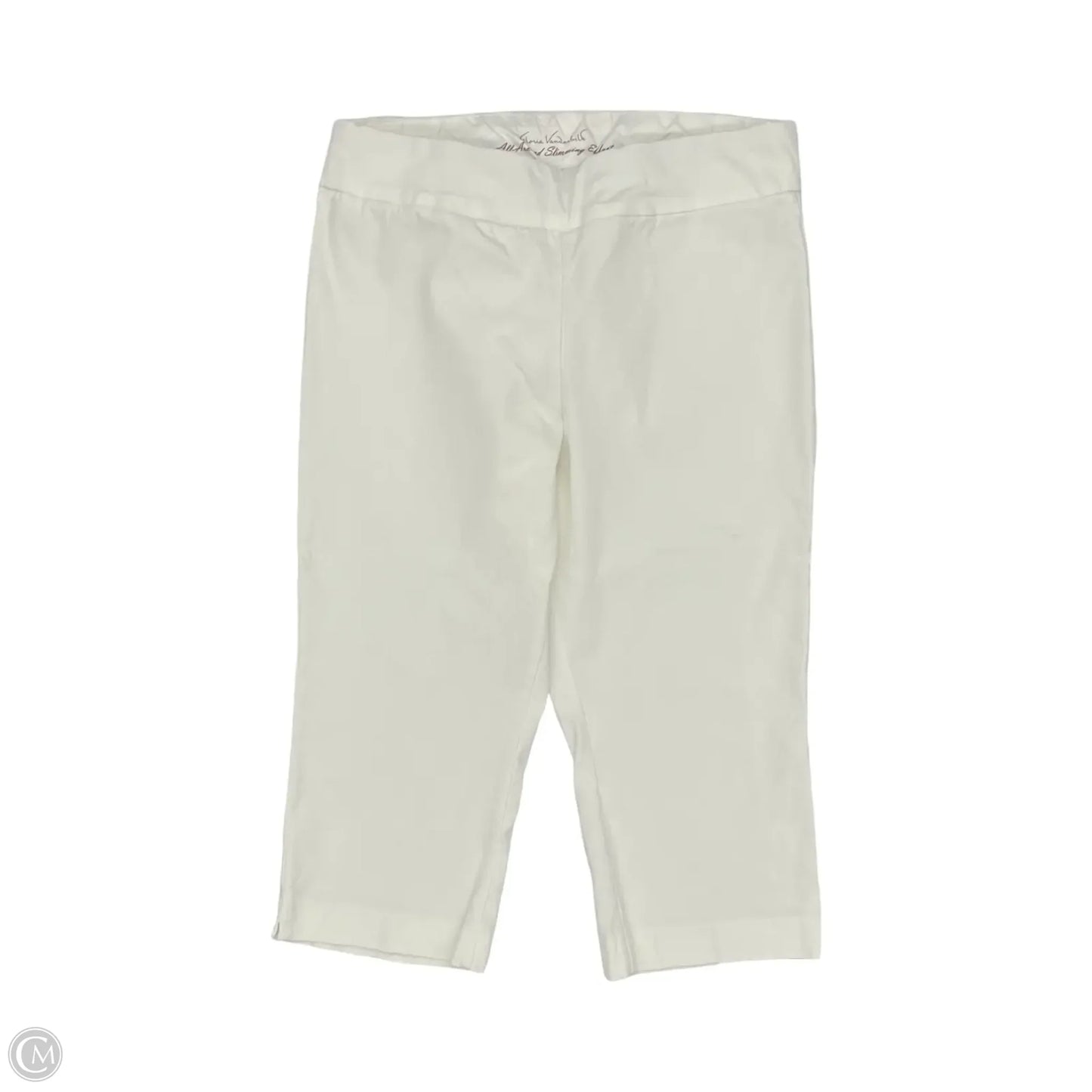 Pants Cropped By Gloria Vanderbilt In White, Size: 18