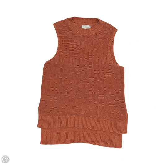 Top Sleeveless By Lou And Grey In Orange, Size: S