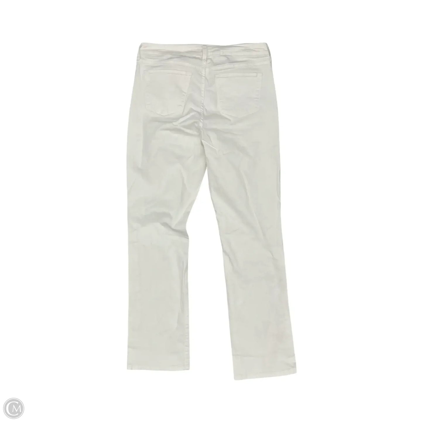 Jeans Straight By Not Your Daughters Jeans In White Denim, Size: 14