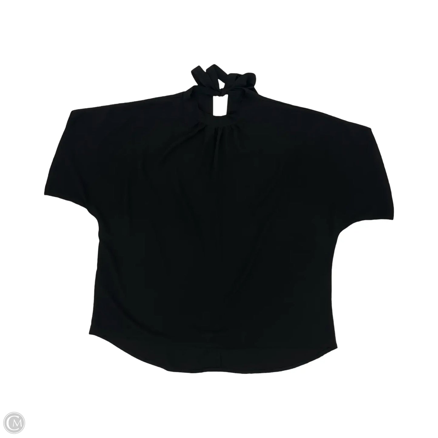 Blouse Short Sleeve By Cmf In Black, Size: Xl