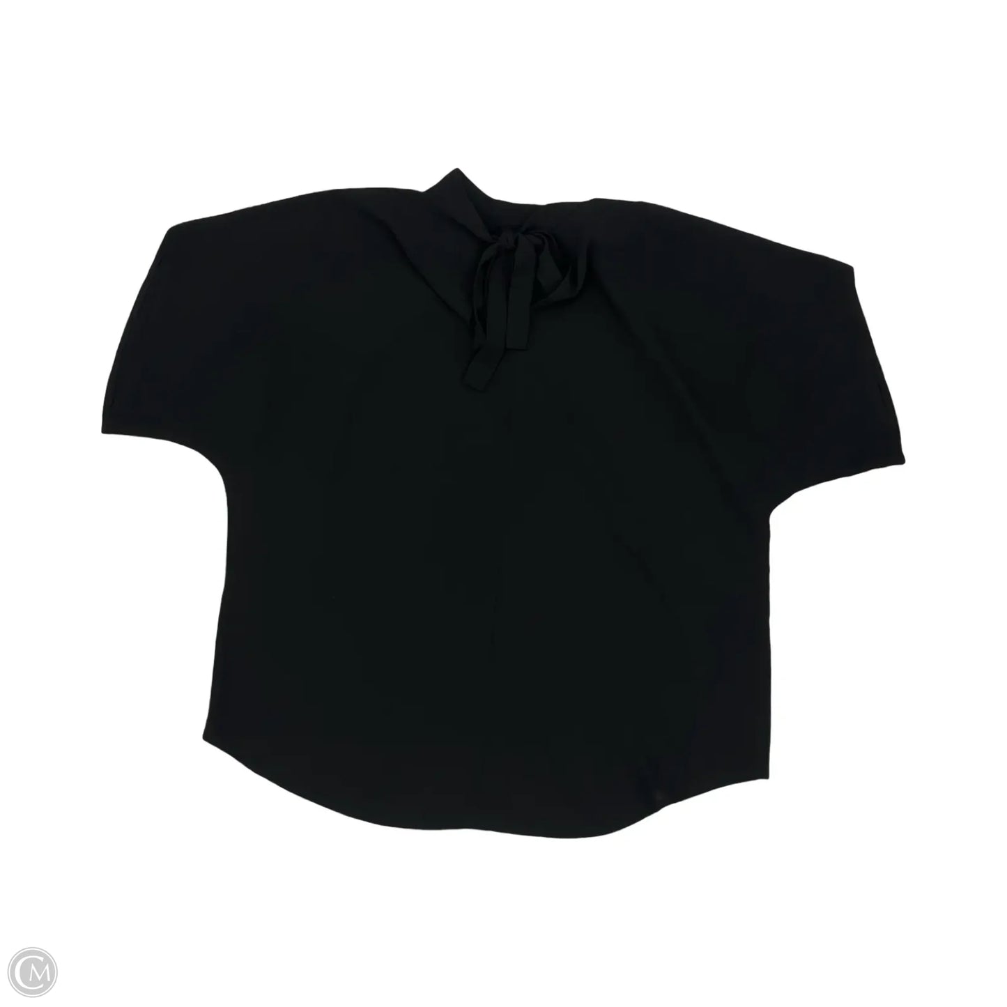 Blouse Short Sleeve By Cmf In Black, Size: Xl