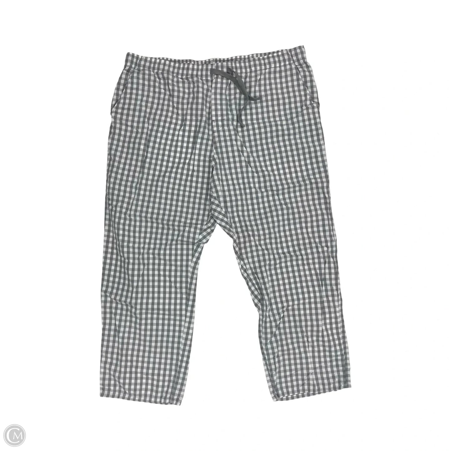 Pajama Pants By Old Navy In Grey & White, Size: 3x
