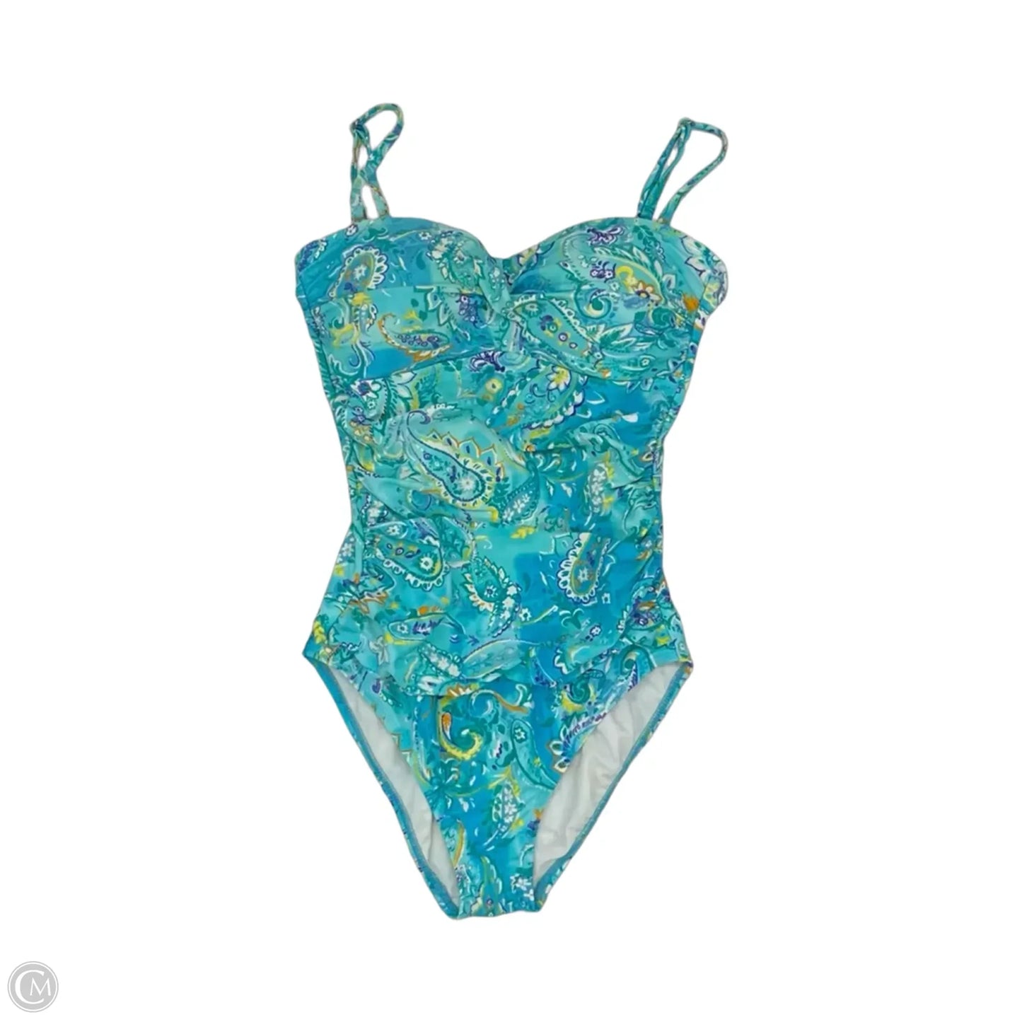 Swimsuit By Chaps In Paisley Print, Size: M