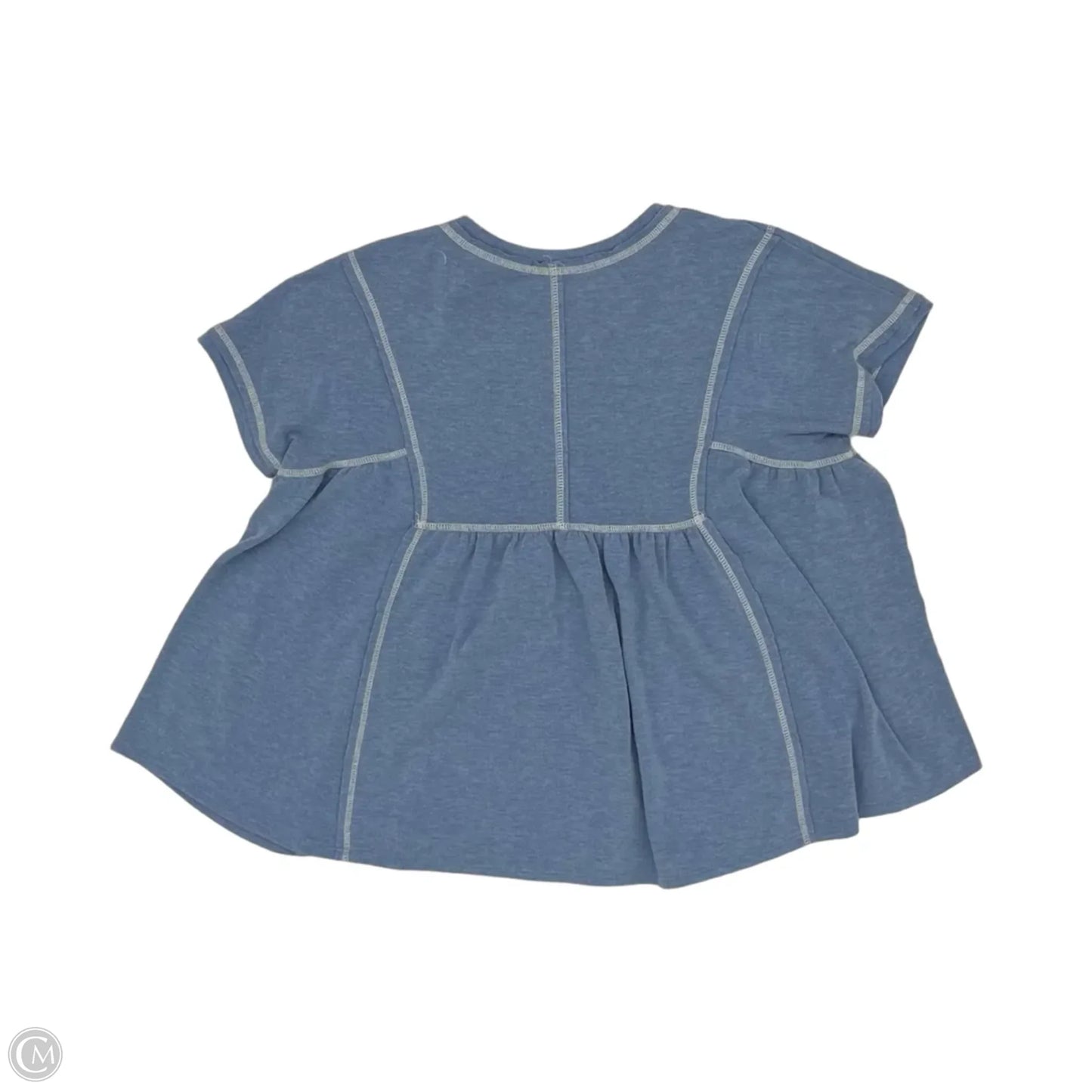 Top Short Sleeve By Ces Femme In Blue, Size: M