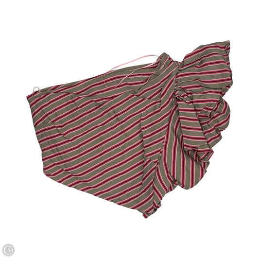 Blouse Sleeveless By Maeve In Brown & Pink, Size: S