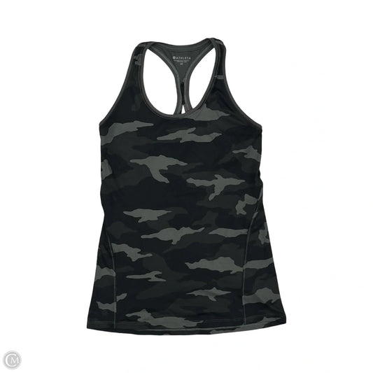 Athletic Tank Top By Athleta In Camouflage Print, Size: S