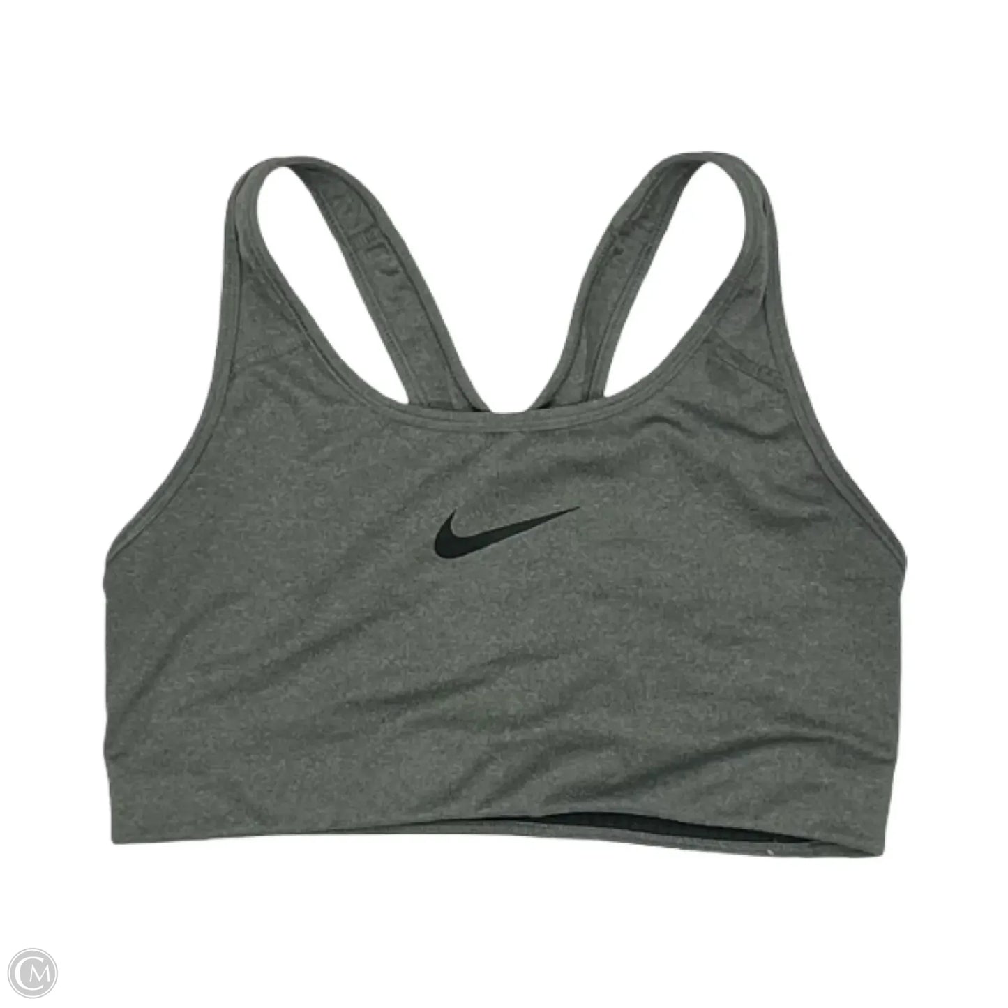 Athletic Bra By Nike In Grey, Size: M