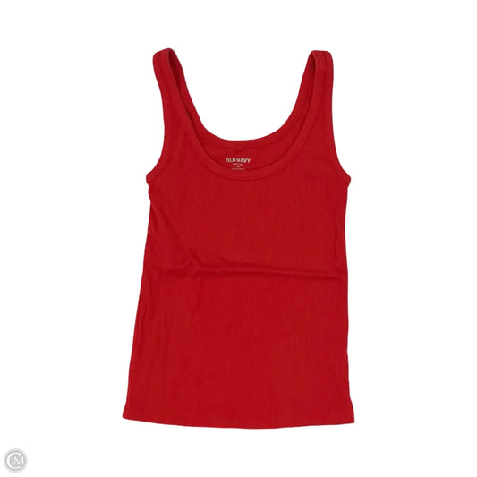 Tank Top By Old Navy In Red, Size: Xs