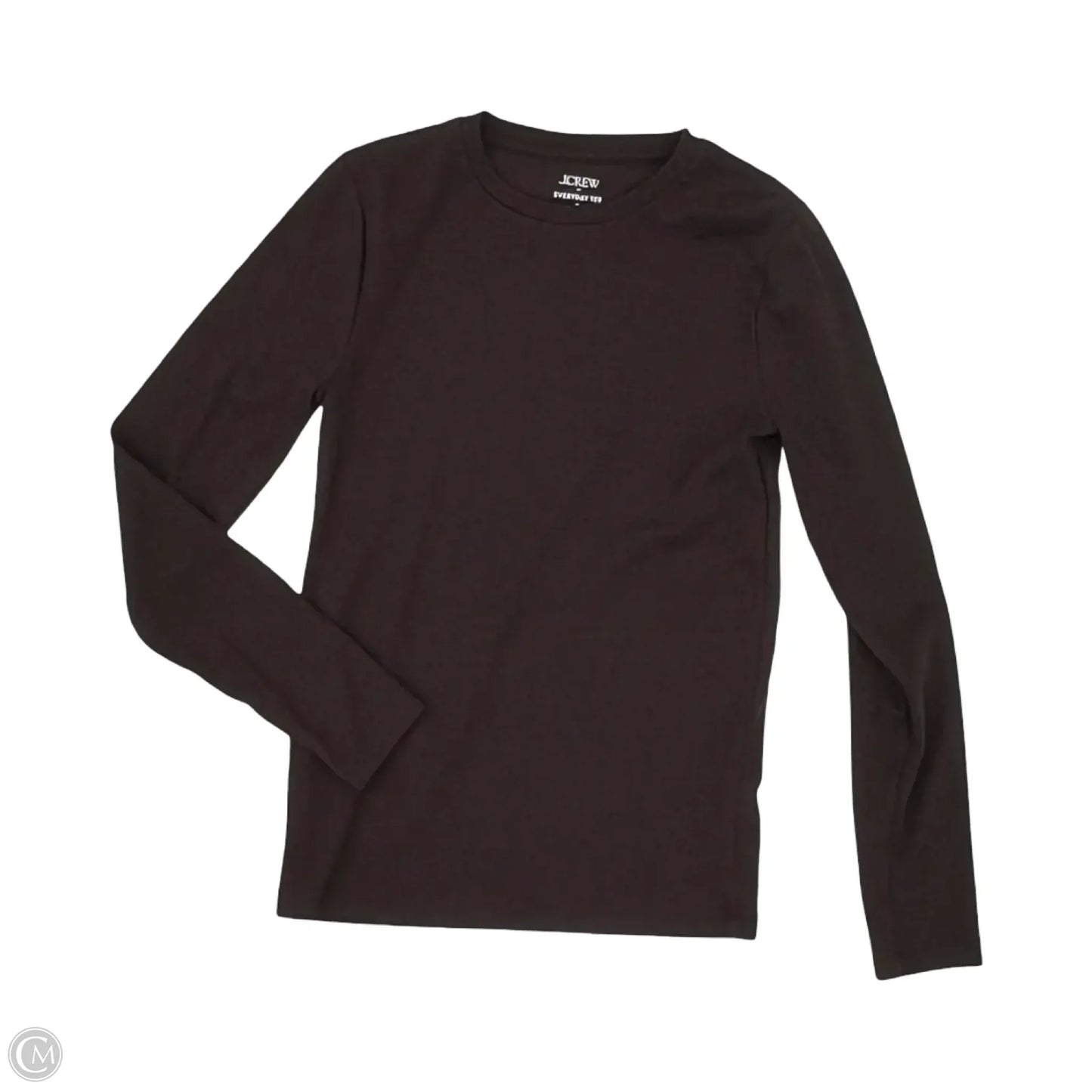 Top Long Sleeve By J. Crew In Brown, Size: S