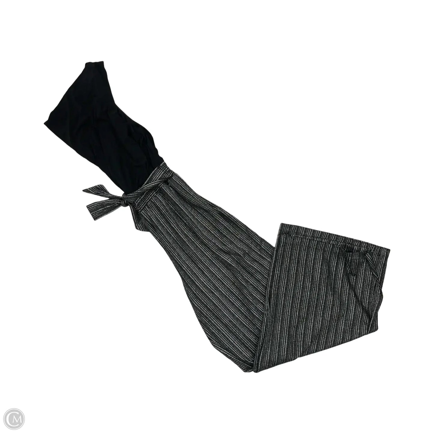 Jumpsuit By Emma And Michele In Black & Silver, Size: Xl