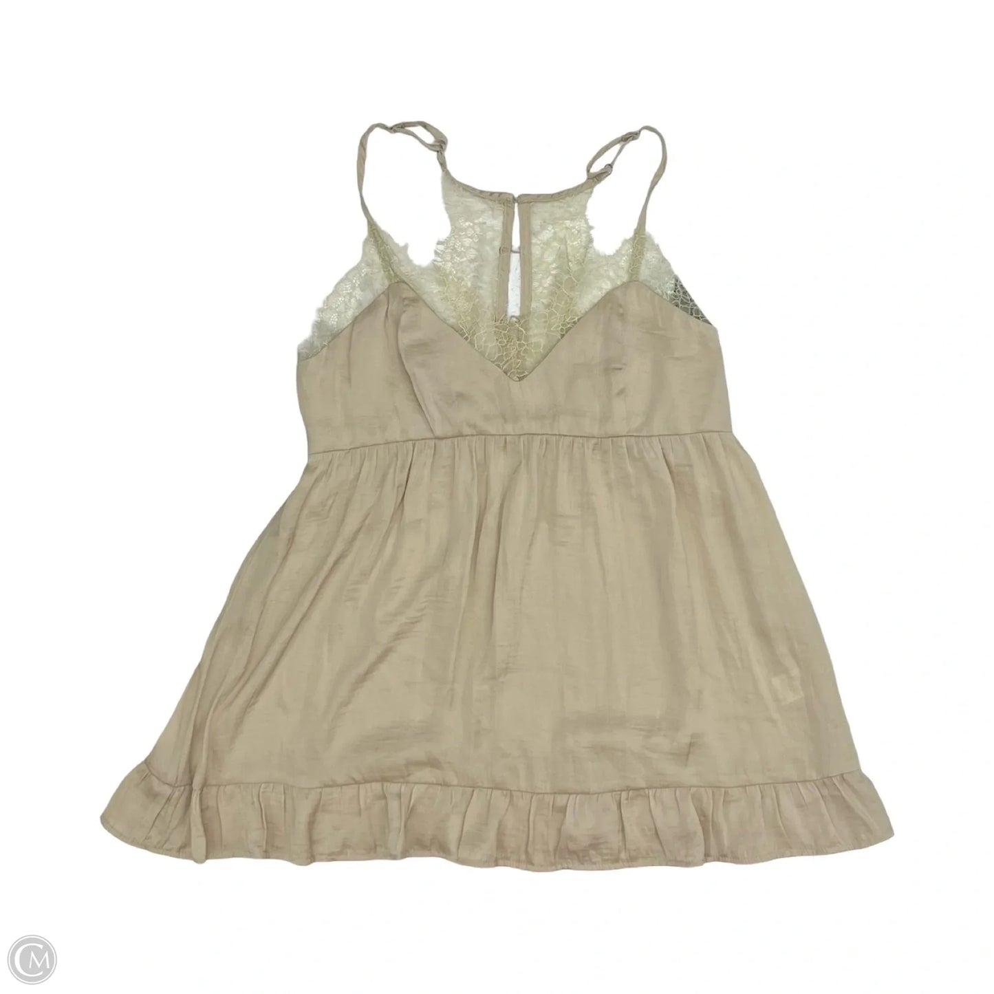 Blouse Sleeveless By Mittoshop In Tan, Size: S